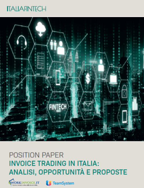 Copertina del Position Paper "Invoice Trading in Italia"